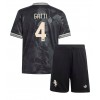 Juventus Federico Gatti #4 Tredjedraktsett Barn 2025-26 Kortermet (+ korte bukser)